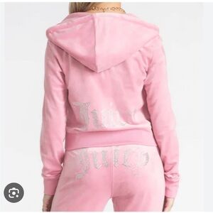 Juicy Couture Track Suit Set in Baby Pink